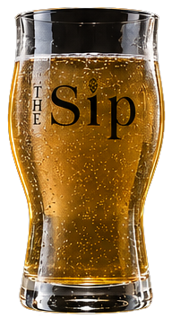 The Sip branded glass recreated to represent Cider